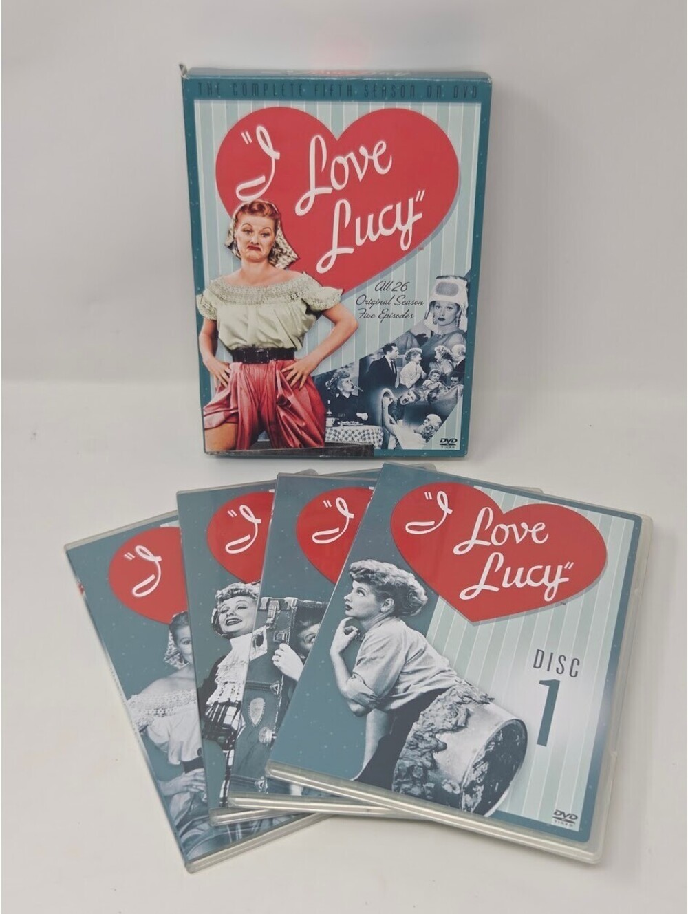 I Love Lucy Complete Fifth Season DVD Box Set All 26 Original Episodes
